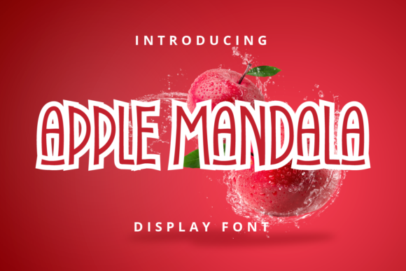 Apple Mandala: A Cool, Quirky Display Font for Bold Designs