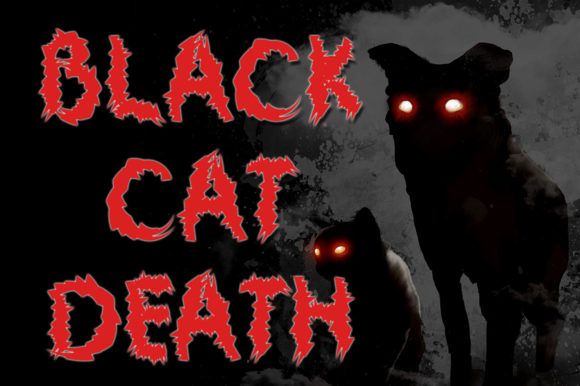 Black Cat Death: A Bold Display Typeface for High-Impact Design