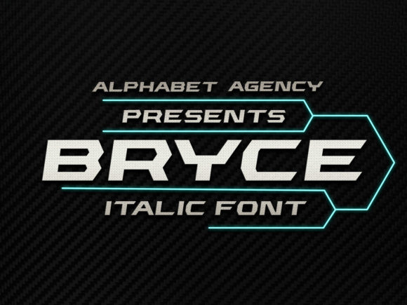 Bryce: The Bold, Robotic Display Font for High-Impact Design