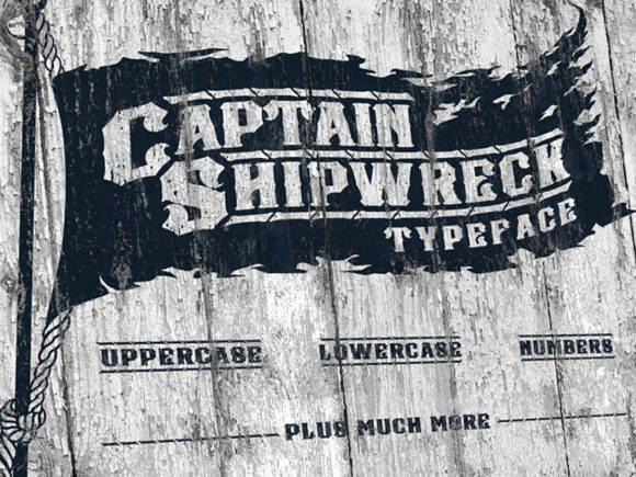 Captain Shipwreck: Elevate Your Brand With Bold Vintage Typography