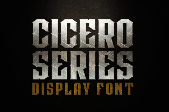 Cicero: Why This Bold Display Font Deserves a Spot in Your Design Toolkit