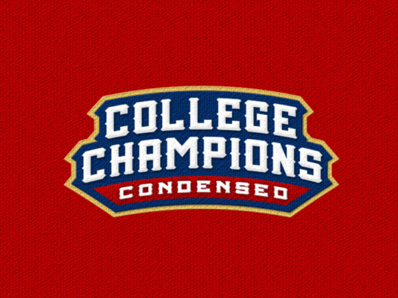 College Championship: Bold Typography for High-Impact Design