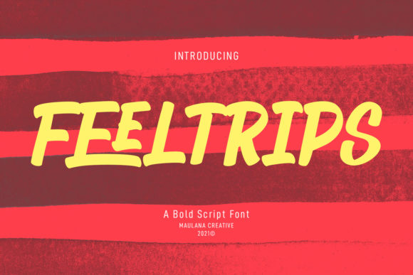 Feeltrips: The Cool, Casual Display Font for Modern Projects