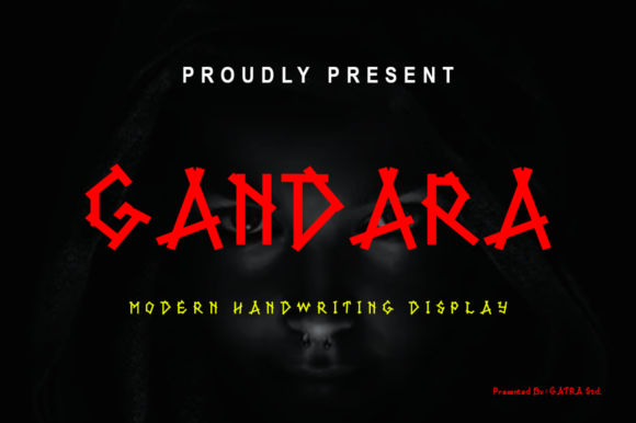 Gandara Font Review: A Bold Choice for High-Impact Halloween Design
