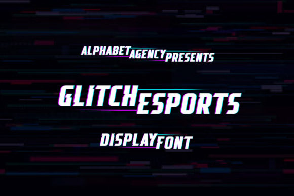 Glitch Esports: Bold Typography for Assertive Branding