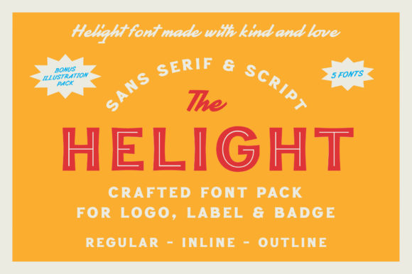Helight Font Evaluation: A Versatile Trio for Modern Design