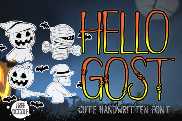Hello Gost: Elevating Design with a Cool and Creepy Display Font