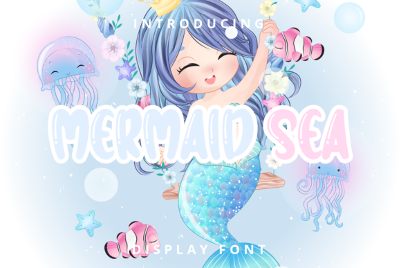 Mermaid Sea: Elevate Your Designs with Playful Typography