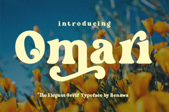 Omari: A Bold Display Font for High-Impact Design