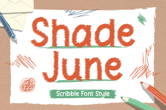 Shade June: The Sketched Display Font That Brings Handcrafted Charm to Your Designs