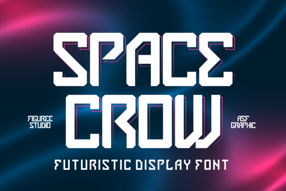 Space Crow: The Bold, Robotic Font That Brings Futuristic Energy to Your Designs