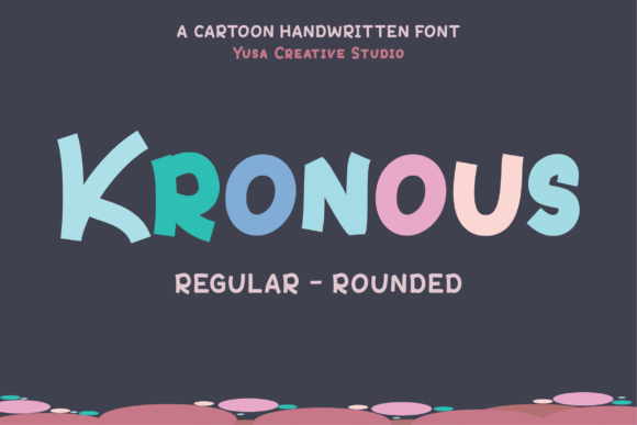 The Bold Personality of Kronous: A Display Font for Playful Design