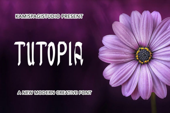 Tutopia: The Friendly Display Font for Modern Design